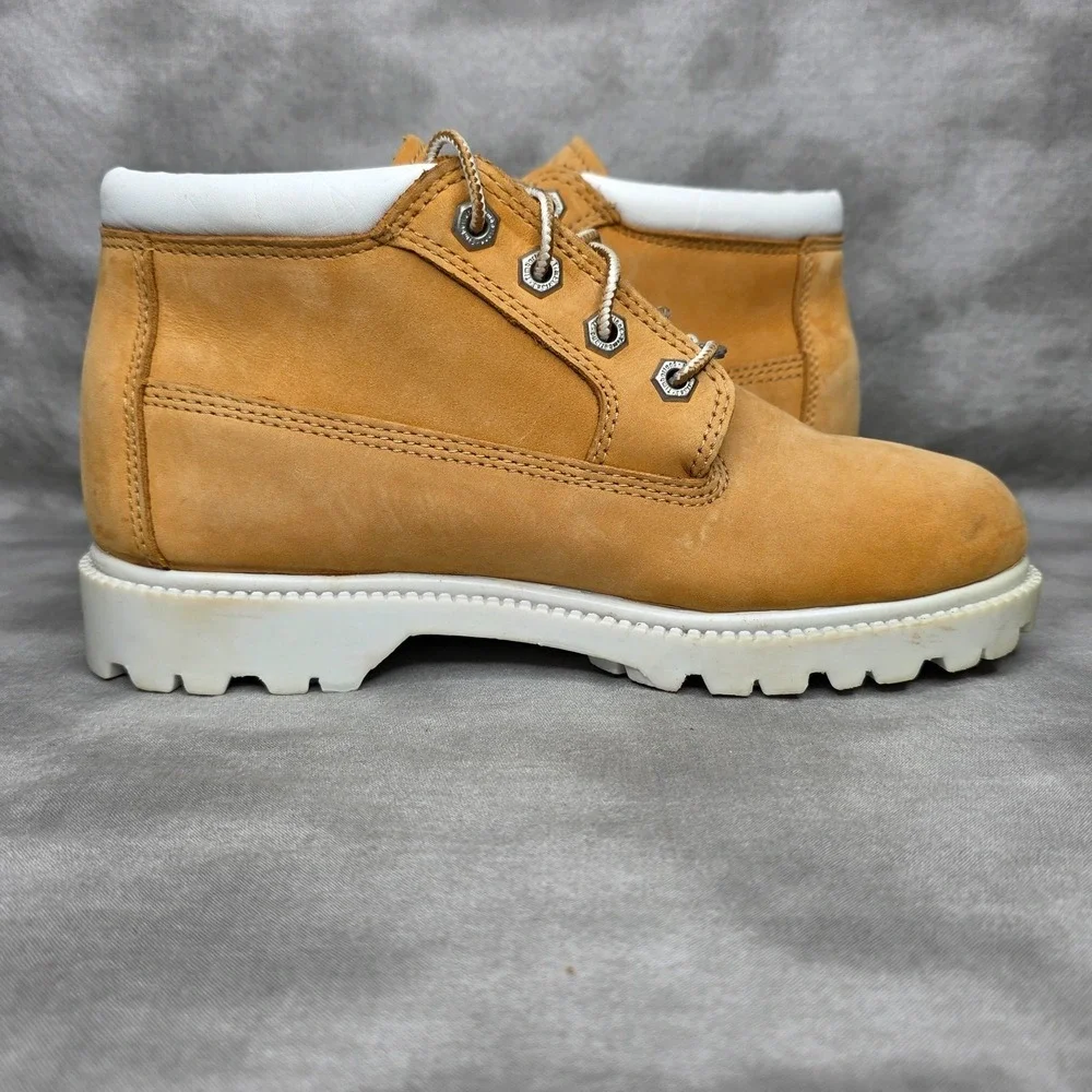 Timberland Nellie Chukka Boots Waterproof #23346 Wheat Womens Sz 6.5 *READ